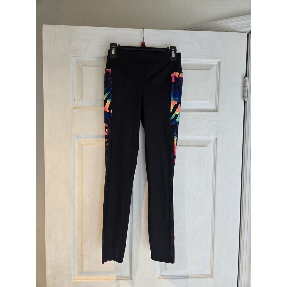 Victoria's Secret Pink Active High Waist Mesh Rainbow Leggings Size XS
